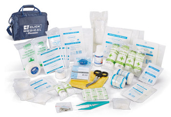 Click Medical Football First Aid Kit In Touchline Bag Blue CM0067