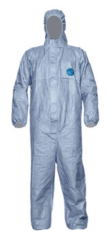 Tyvek® 500 Xpert Hooded Coverall Blue Size XXL TBSHBXXL