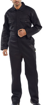 Beeswift Regular Boilersuit Black Size 52 RPCBSBL52