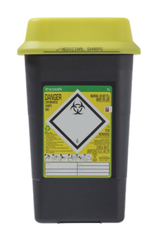 Sharpsafe Sharps Bin 7Ltr Yellow Size 7LTR CM0646