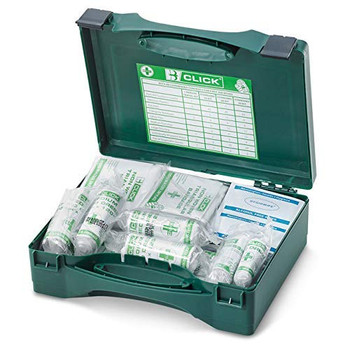 Click Medical 1-10 Person Hsa Irish First Aid Kit Green CM0013