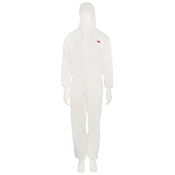 3M 4520 Protective Disposable Coverall White Size XXXL 4520WXXXL