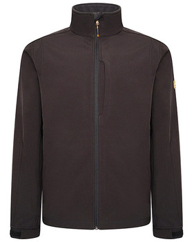 Jcb Workwear Trade Softshell Jacket Black Size 2XL D-MM-XXL