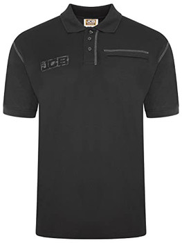 Jcb Workwear Trade Work Short Sleeve Polo Black Size M D+29-M