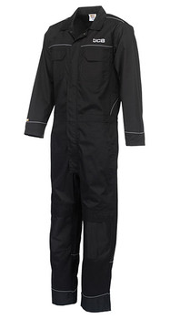 Jcb Workwear Trade Coverall Regular Leg Black Size 2XL D+IY-XXL