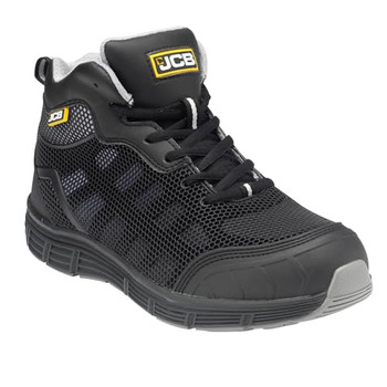 Jcb Workwear Hydradig Mid Cut Boots Black Size 7 HYDRADIG/B-7