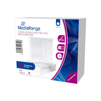 MediaRange BOX31-T CD/DVD Storage Media Case BOX31-T