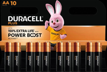Duracell Plus Aa Batteries With Power Boost Pack 10 - MN1500B10BOOST MN1500B10BOOST