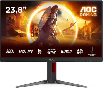 Aoc 24G4HA 23.8 " 1920 X 1080 Pixels Full Hd Fast Ips Panel Hdmi Displayport Ada 24G4HA
