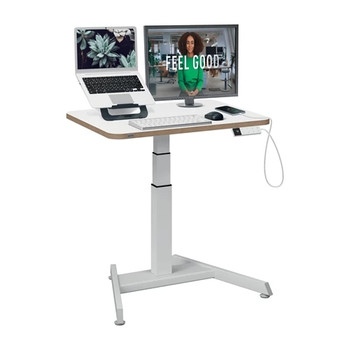 Leitz Ergo Small Electric Sit Standing Desk with Stand-Up Reminder 65341001 65341001