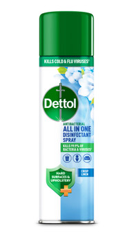 Dettol Disinfectant Aerosol Spray Linen 300Ml - 3273657 37558