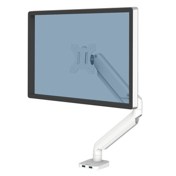 Fellowes Platinum Series Single Monitor Arm White 8056201 8056201
