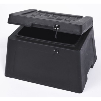 Mini Grit Bin Lockable Tough Medium Density Uv Stabilised Polythene 25Kg 0904117 0904117