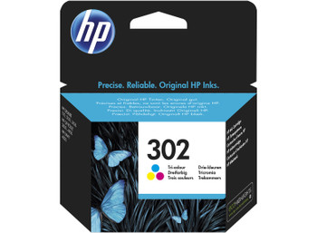 Hp 302 Tricolour Standard Capacity Ink Cartridge 150 Pages 4Ml - F6U65AE F6U65AE