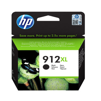 Hp 912Xl Black High Yield Ink Cartridge 22Ml for Hp Officejet Pro 8010/8020 Seri 3YL84AE
