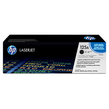 Hp 125A Black Standard Capacity Toner 2.2K Pages for Hp Color Laserjet Cm1312/Cp CB540A