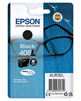 Epson 408Xl Black High Capacity Ink Cartridge 36.9Ml - C13T09K14010 C13T09K14010