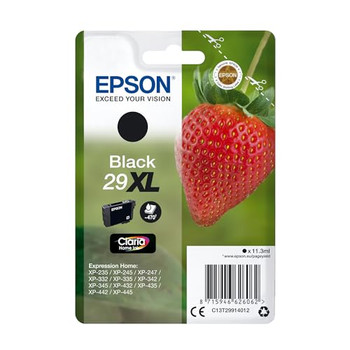 Epson 29Xl Strawberry Black High Yield Ink Cartridge 11Ml - C13T29914012 C13T29914012