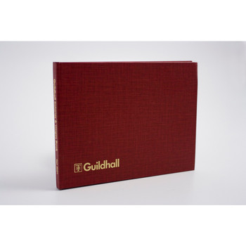 Goldline Wages Book 149X203mm 18 Employee 108 Pages Red 202HZ