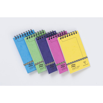 Clairefontaine Europa Minor Pad Wirebound Pressboard Cover Ruled 120 Pages Assor 3151Z