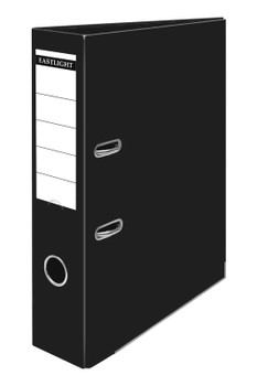 Valuex Lever Arch File Polypropylene A4 70Mm Spine Width Black Pack 10 21345DENTx10