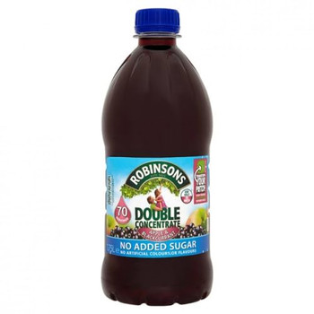 Robinsons Double Concentrate No Added Sugar Apple And Blackcurrant Squash 1.75 L 0402047