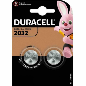 Duracell Lithium Coin Batteries 3V 2032 Pack 2 DL2032B2