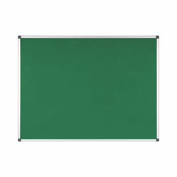 Bi-Office Maya Green Felt Noticeboard Aluminium Frame 1200X900mm FA0544170