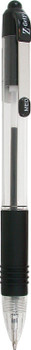 Zebra Z-Grip Retractable Ballpoint 1.0Mm Tip Black Pack 12 22210