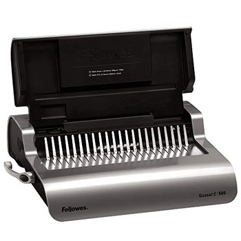 Fellowes Quasar-E Electric A4 Comb Binding Machine Grey 5620901 5620901