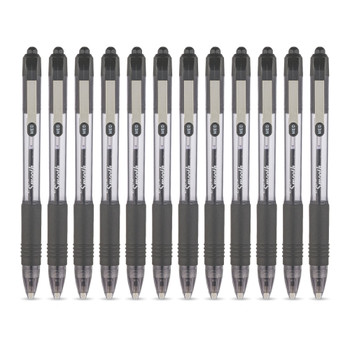 Zebra Z-Grip Smooth Rectractable Ballpoint Pen 1.0Mm Tip Black Pack 12 22561