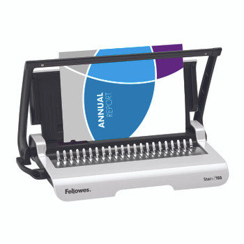 Fellowes Star Plus 150 Manual Comb Binding Machine White/Grey 5627501 5627501