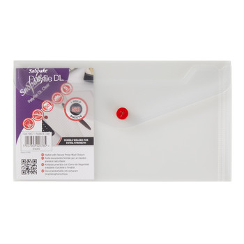 Snopake Polyfile Wallet File Polypropylene Dl Clear Pack 5 10057