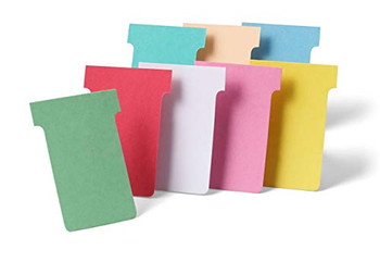 Nobo T-Cards A110 Size 4 Yellow Pack 100 2004004 2004004