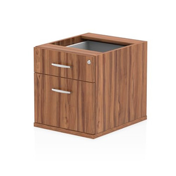 Dynamic Impulse 2 Drawer Fixed Pedestal Walnut I001639 I001639