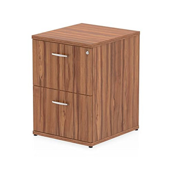 Dynamic Impulse 2 Drawer Filing Cabinet Walnut I000132 I000132