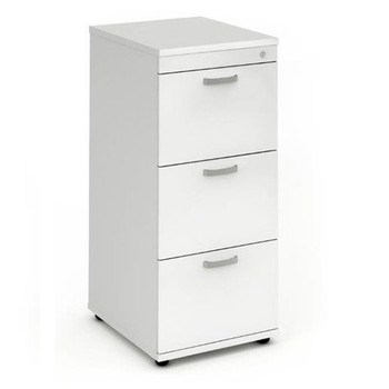 Dynamic Impulse 3 Drawer Mobile Pedestal Walnut I000125 I000125