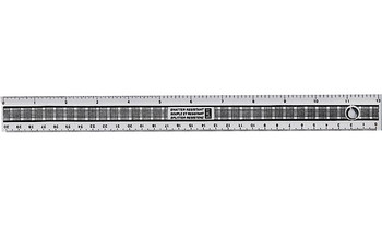 Valuex Plastic Shatter Resistant Ruler 30Cm Clear 796000/SINGLE