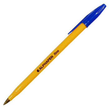 Valuex Ballpoint Pen 0.7Mm Tip 0.3Mm Line Blue Pack 20 886203