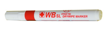 Valuex Whiteboard Marker Chisel Tip 2-5Mm Line Red Pack 10 872002