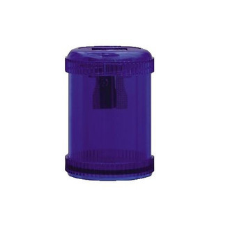 Valuex Single Hole Pencil Sharpener Plastic Barrel Blue Pack 10 810000