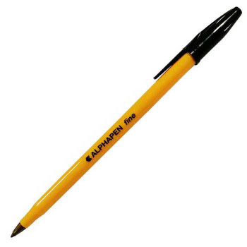 Valuex Ballpoint Pen 0.7Mm Tip 0.3Mm Line Black Pack 20 886201