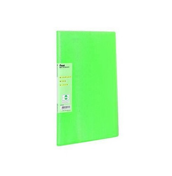 Pentel Recycology A4 Vivid Display Book 30 Pocket Green Pack 10 DCF343D