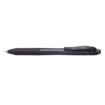 Pentel Energel X Gel Retractable Gel Rollerball Pen 1.0Mm Tip 0.5Mm Line Black P BL110-AX