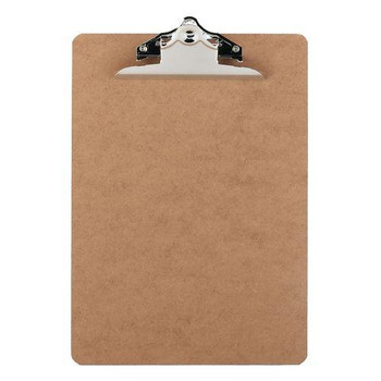 Valuex Hardboard Clipboard A4 Portrait Brown 881800