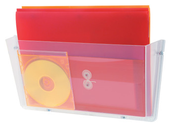 Deflecto Literature Wall Pocket A3 Landscape Clear 64301