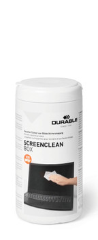 Durable Screenclean Cleaning Wipes Tub Pack 100 573602 573602