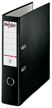 Rexel Lever Arch File Polypropylene Eco A4 75Mm Black 2115715 2115715