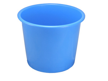 Valuex Deflecto Waste Bin Plastic Round 14 Litre Blue CP025YTBLU