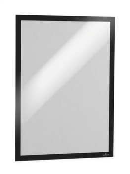 Durable Duraframe Magnetic Display Frame Self Adhesive A3 Black Pack 2 487301 487301